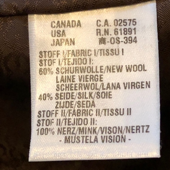 Escada Mink Trim Chocolate Brown Skirt Suit 8 - Picture 8 of 10